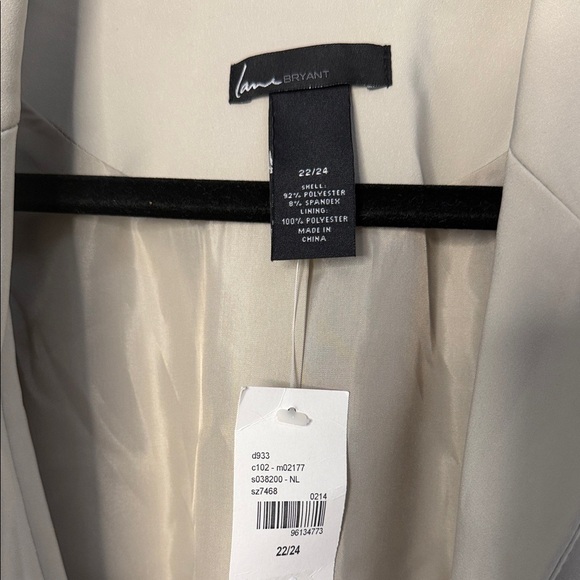 NWT Lane Bryant Blazer – Size 22/24 – Soft Beige Neutral – $99 Retail - Picture 2 of 7